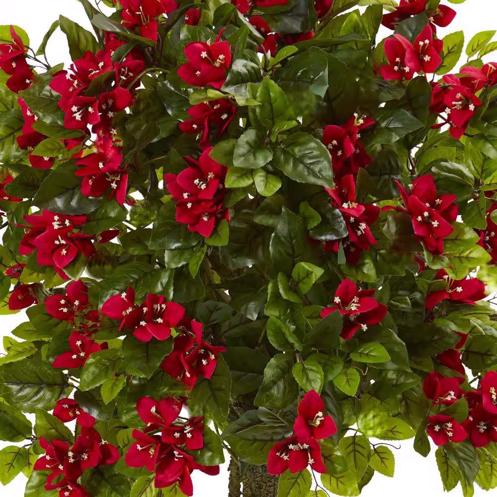Nearly Natural 5 ft. Bougainvillea Artificial Topiary Tree