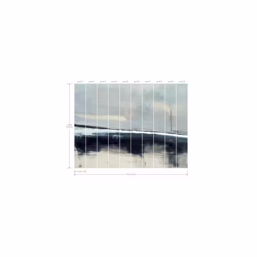 York Wallcoverings Black Grounded Mural