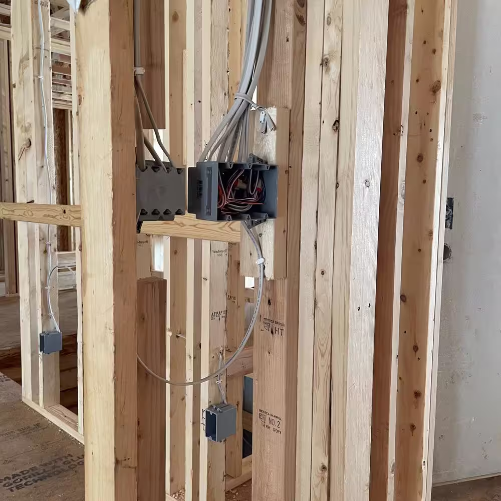 Legrand Pass & Seymour Slater New Work 3 Gang 54 Cu. In. Plastic Screw Mount Steel Stud Box with Quick/Click