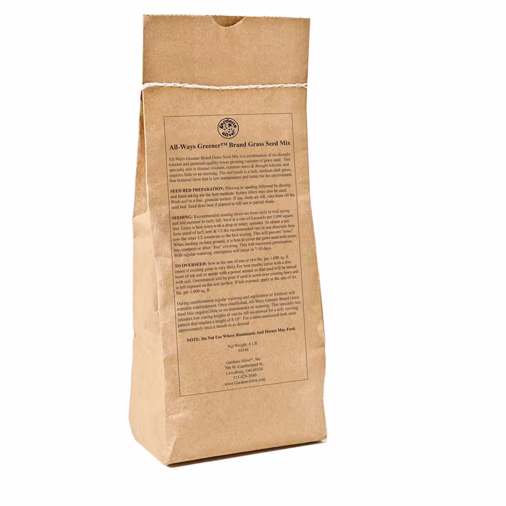 Gardens Alive! 6 lbs. All-Ways Greener Grass Seed Mixture