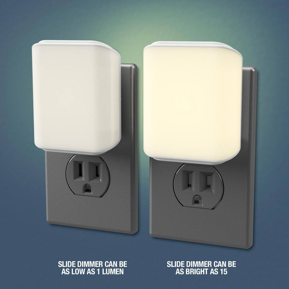 Westek White Vari Slide Dimmer LED Night Light