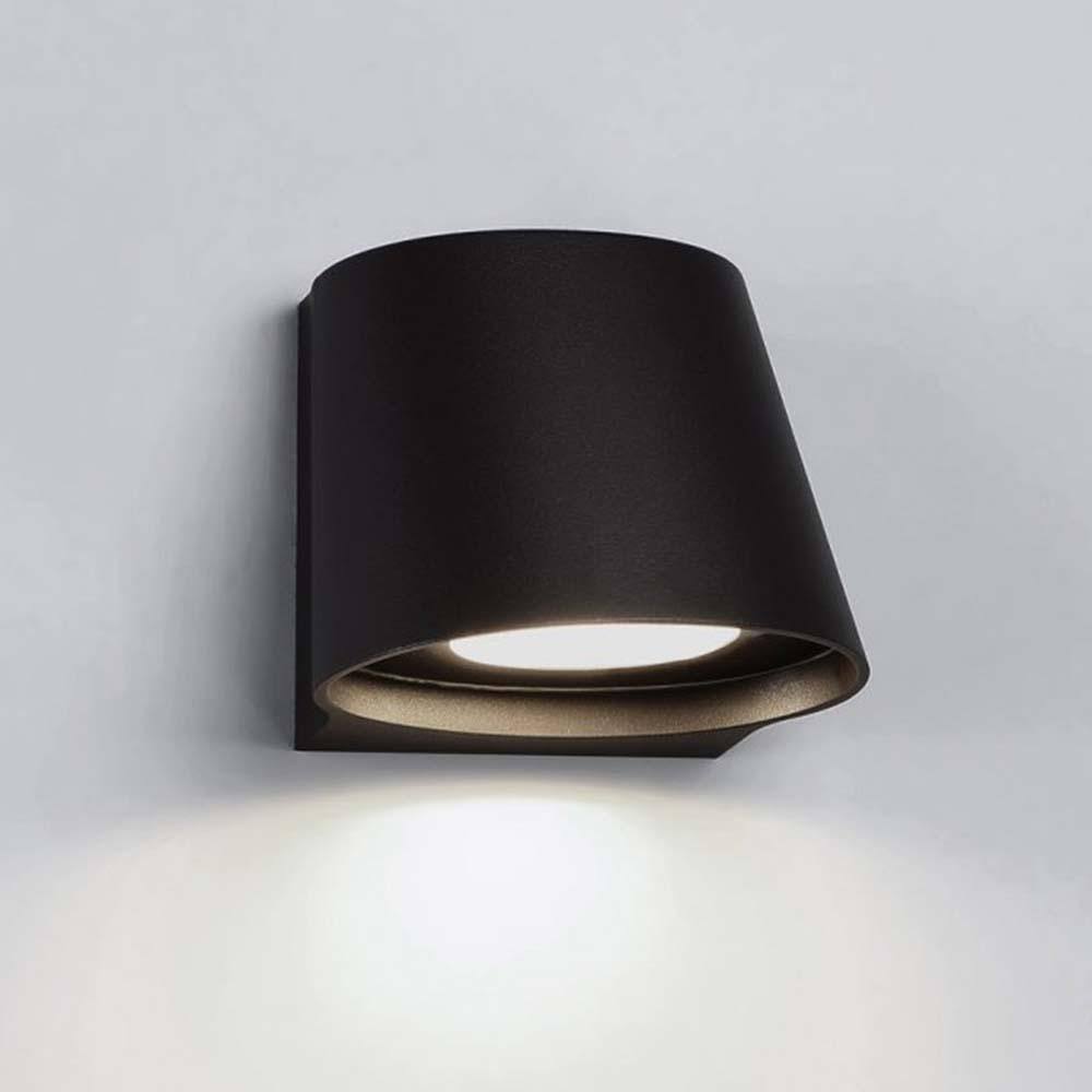 WAC Lighting Mod 6 in. 3000K Graphite Integrated LED Outdoor Wall Sconce