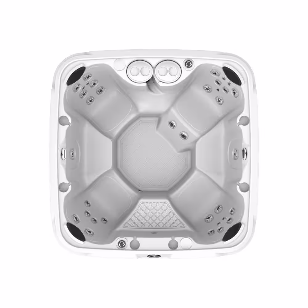 AquaRest Spas DayDream Ensemble 3500S 7-Person 35-Jet Plug&Play Hot Tub w/steps, handrail and coverlifter & LED package
