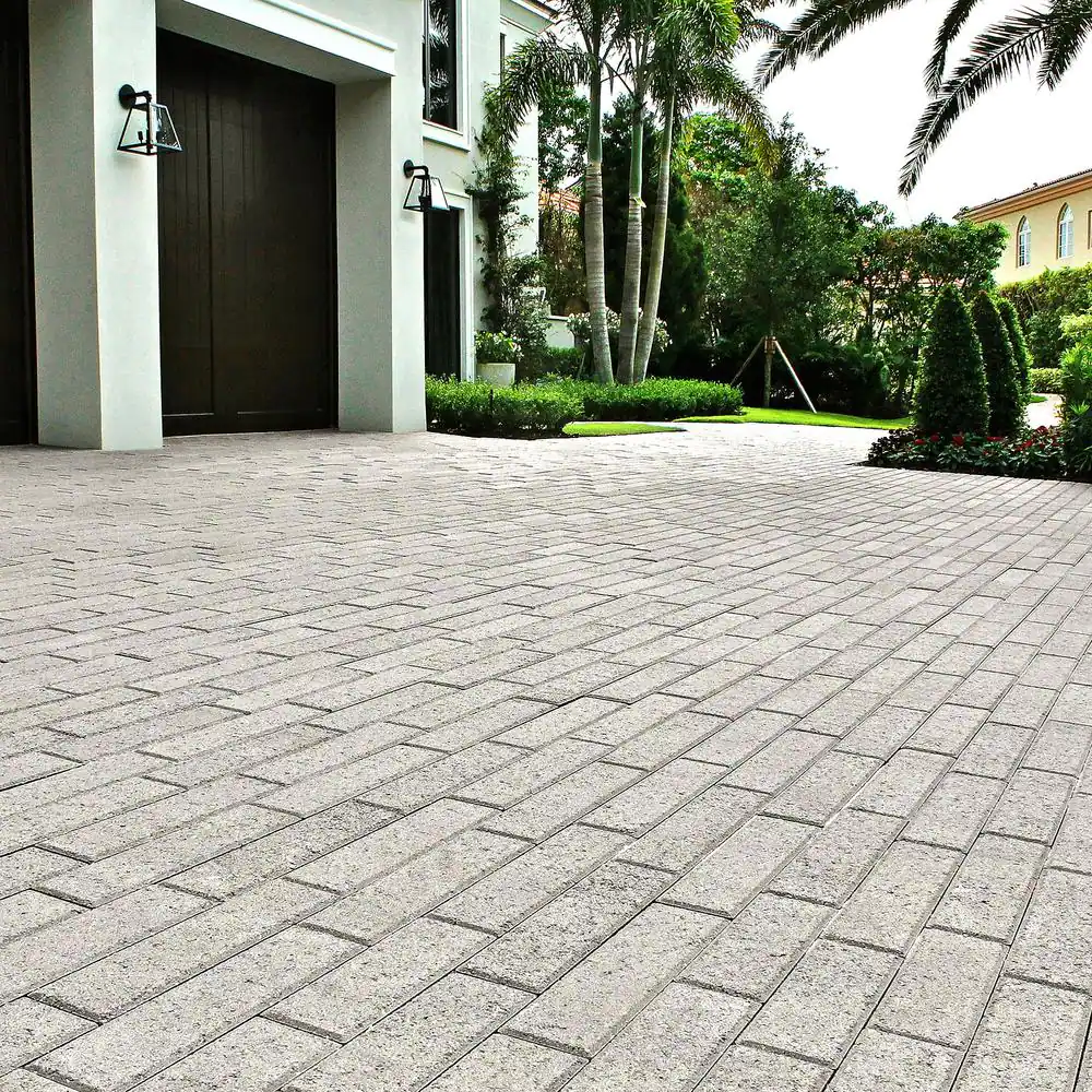Pavestone Planc 11.8 in. L x 2.95 in. W x 2.36 in. H Antique Pewter Concrete Paver (440-Pieces/106.57 sq. ft./Pallet)