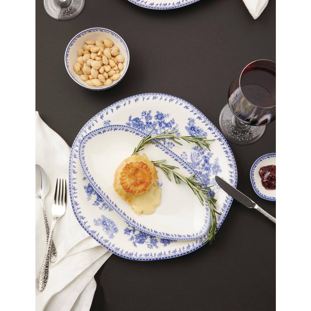 Oneida Ivy Flourish 18/10 Stainless Steel Oval Bowl Soup/Dessert Spoons (Set of 12)