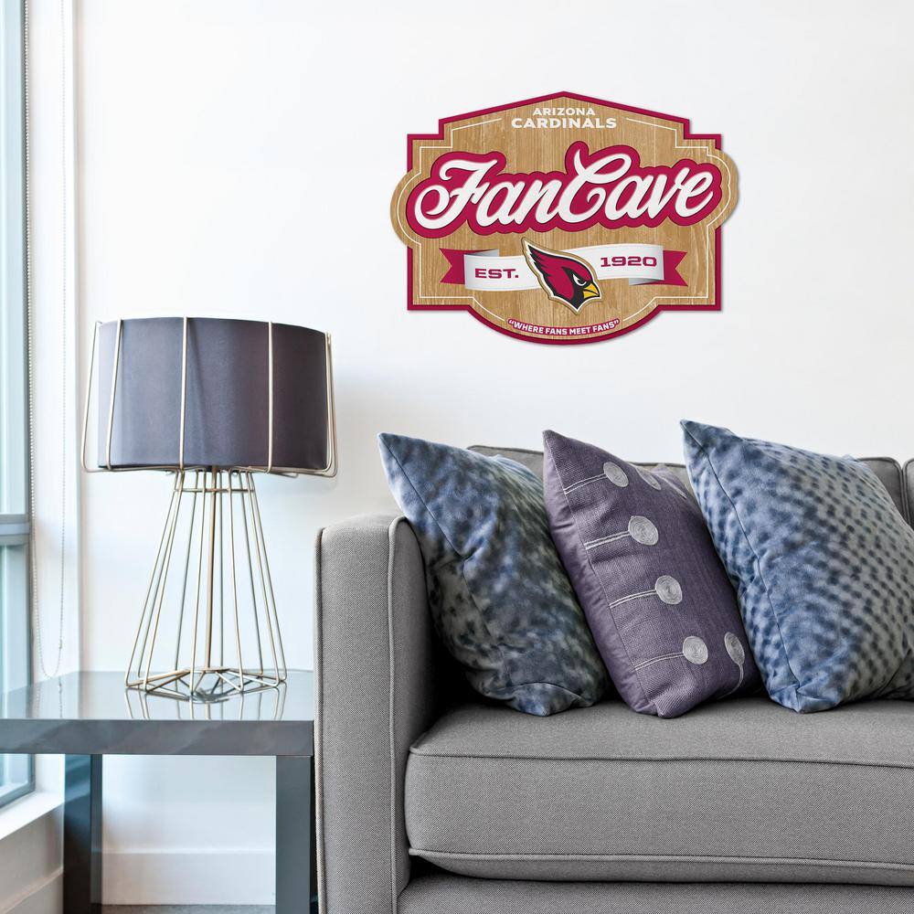 YouTheFan NFL Arizona Cardinals Fan Cave Decorative Sign