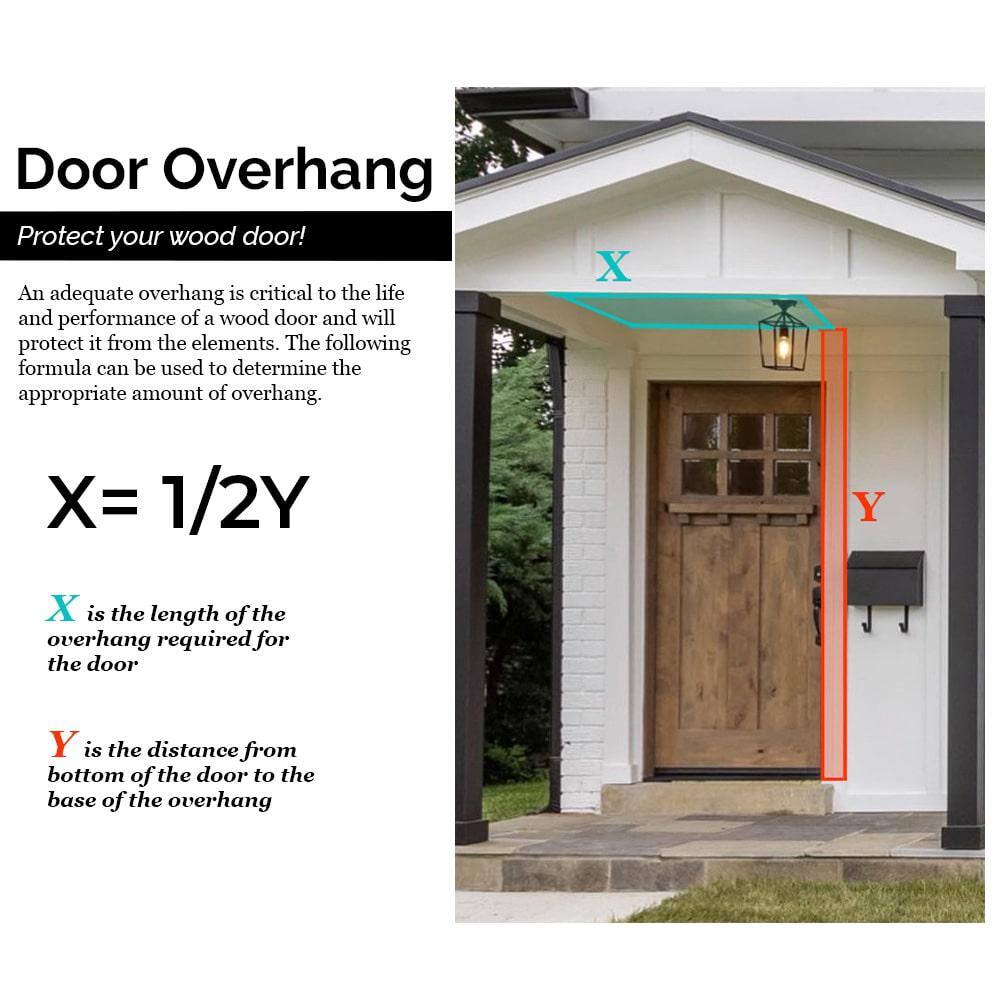 Krosswood Doors 32 in. x 80 in. Rustic Knotty Alder 2 Panel Square Top Solid Wood Left-Hand Single Prehung Interior Door