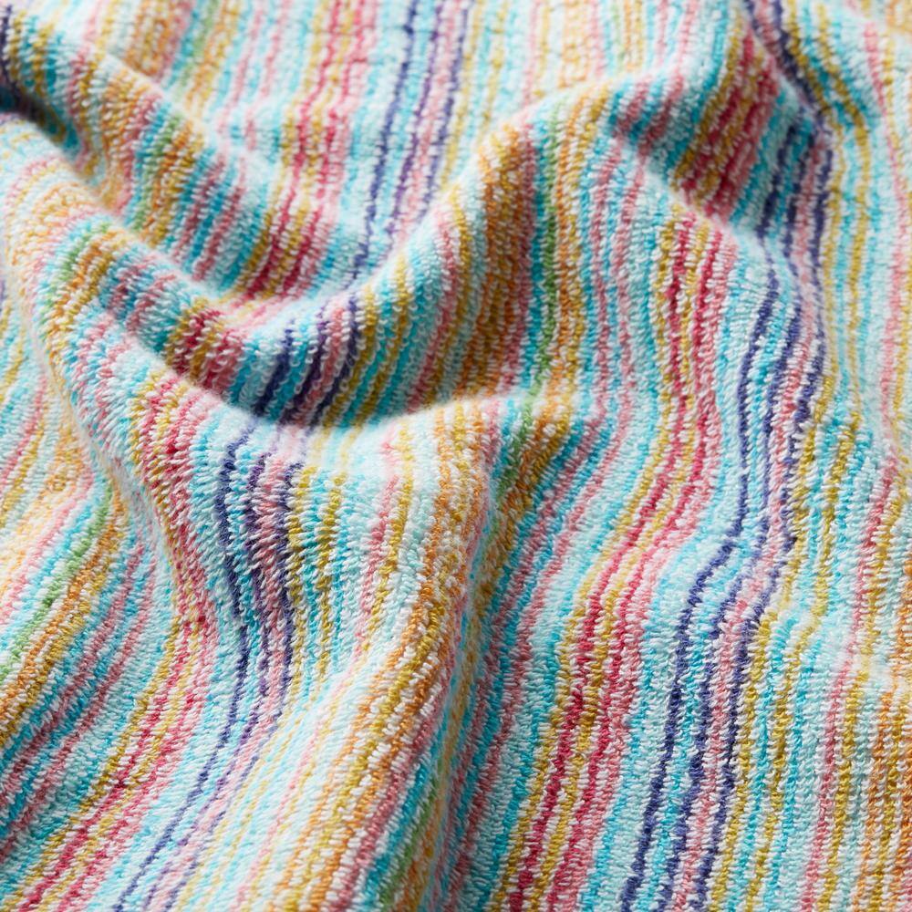The Company Store Stripe Multicolored Cotton Single Hand Towel