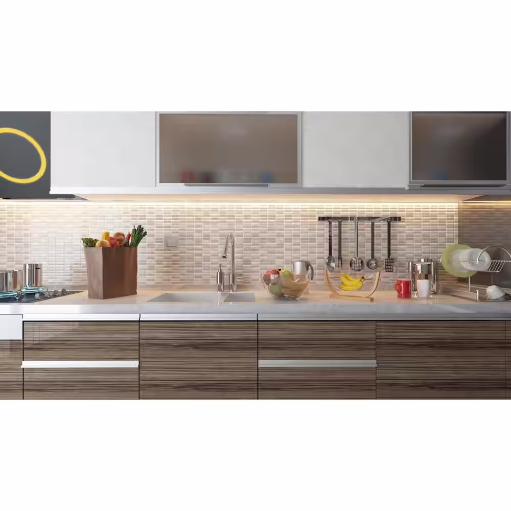 Feit Electric 6 ft. Plug-In White Strip Light Cuttable Linkable Integrated LED Color Changing CCT Onesync Under Cabinet Light (1-Pack)