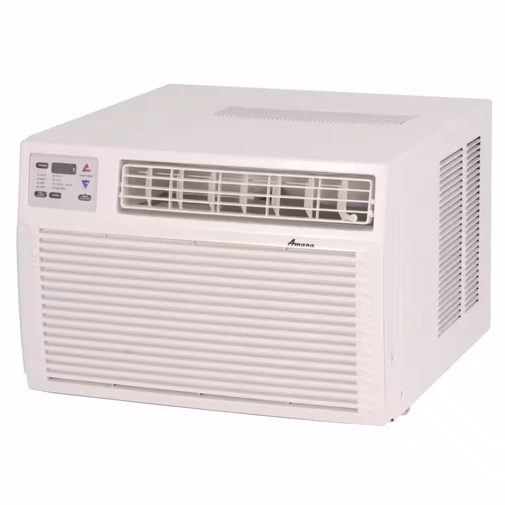 Amana 9,000 BTU R-410A Window Air Conditioner with 3.5 kW Electric Heat and Remote