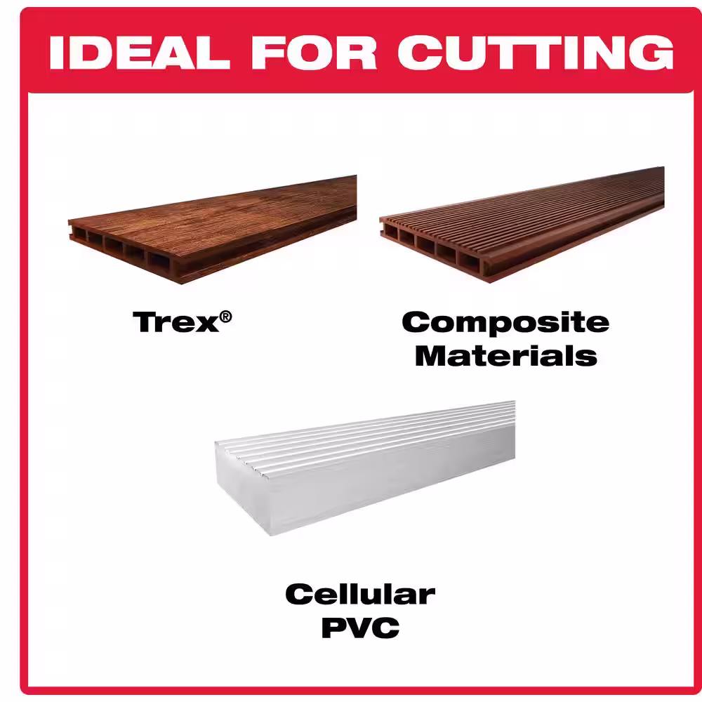 DIABLO TREXBlade 10 in. x 72-Tooth Composite Material/Plastics Circular Saw Blade