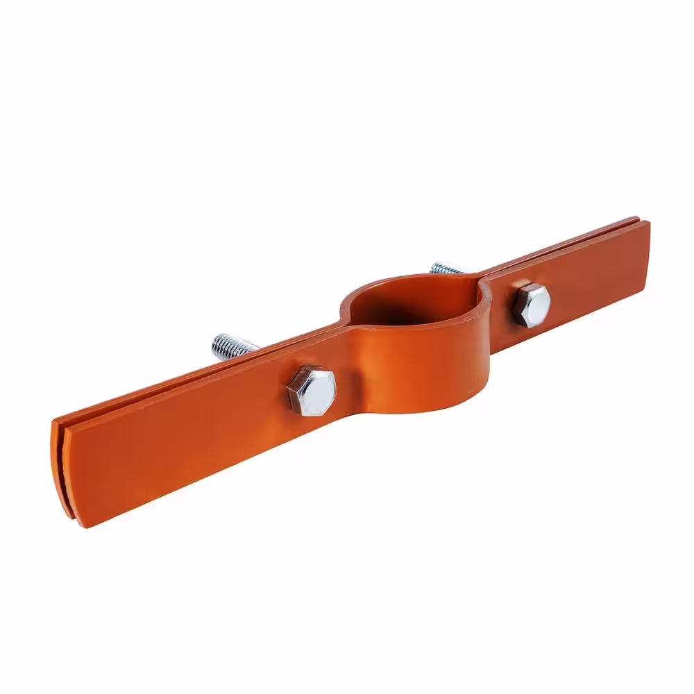 The Plumber's Choice 1 in. Riser Clamp in Copper Epoxy Coated Steel
