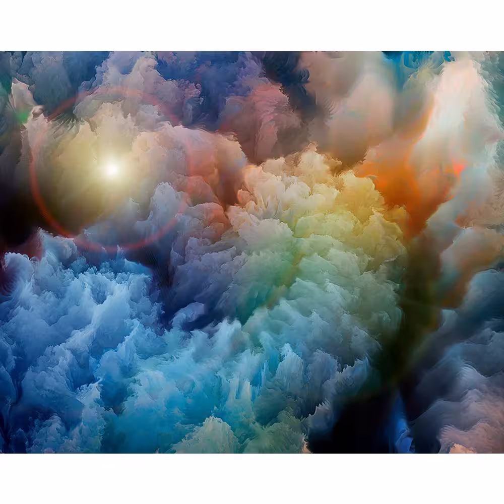Brewster Moody Clouds Wall Mural