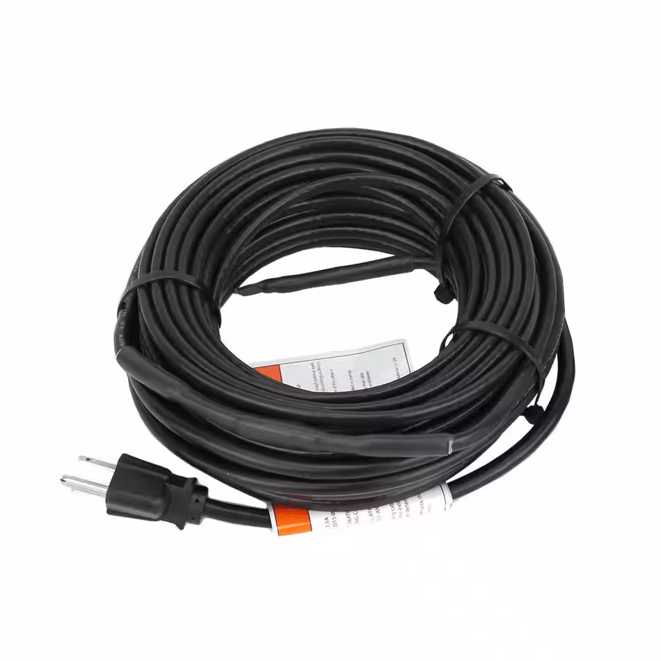 WarmlyYours Ice Shield Roof and Gutter Deicing Cable Kit, Plug-in, 120V (160 Ft)