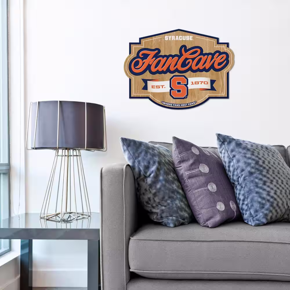 YouTheFan NCAA Syracuse Orange Fan Cave Decorative Sign