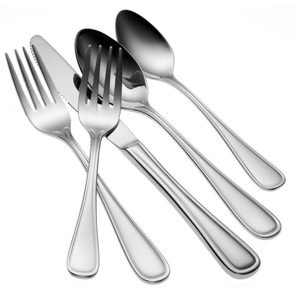 Oneida New Rim II 18/0 Stainless Steel Oval Bowl Soup/Dessert Spoons (Set of 12)