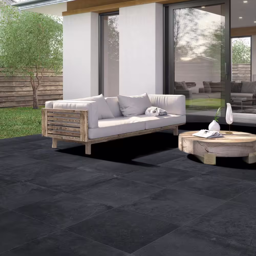 MSI Nolitan Carbon 24 in. x 24 in. x 3 cm. Porcelain Paver Tile (40-Pieces/160 sq. ft./Pallet)