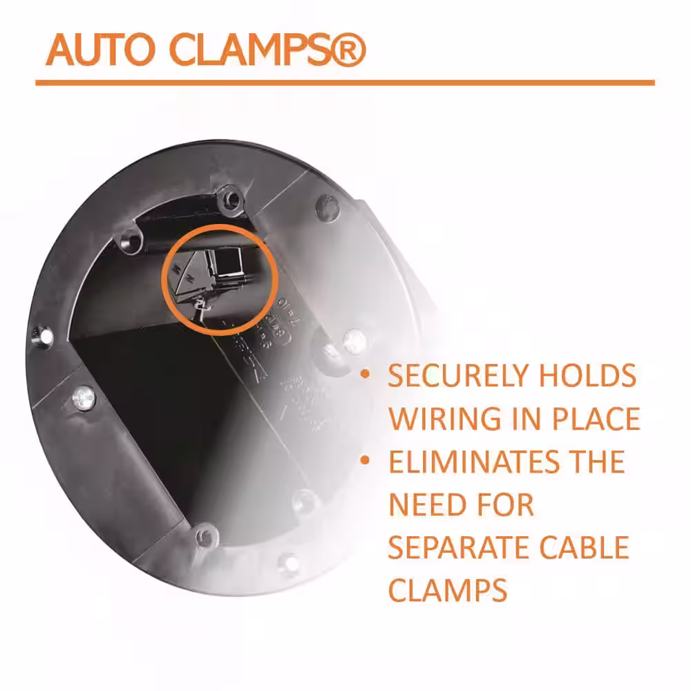 Legrand Pass & Seymour Slater New Work Plastic 4 In. Round 20.25 Cu. In. Standard Grade Fixture & Fan Ceiling Box