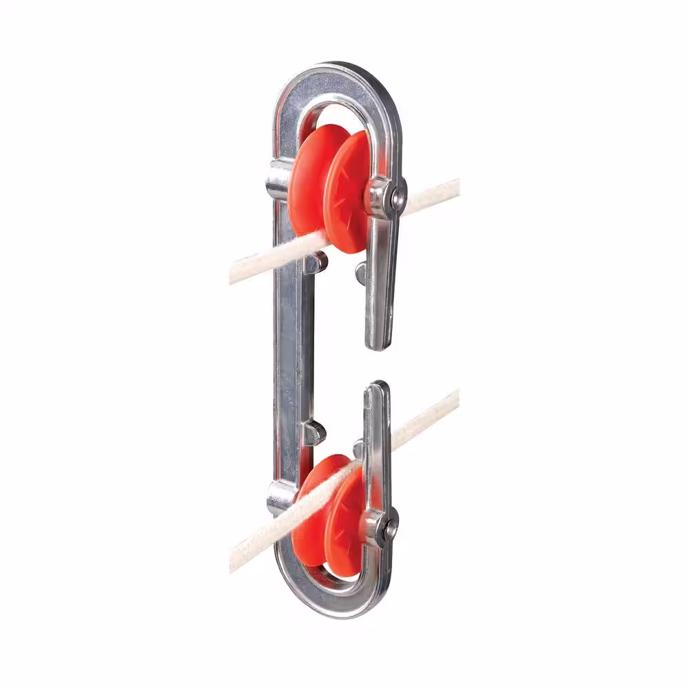 HOUSEHOLD ESSENTIALS 7.25 in. Aluminum Outdoor Clothesline Spreader