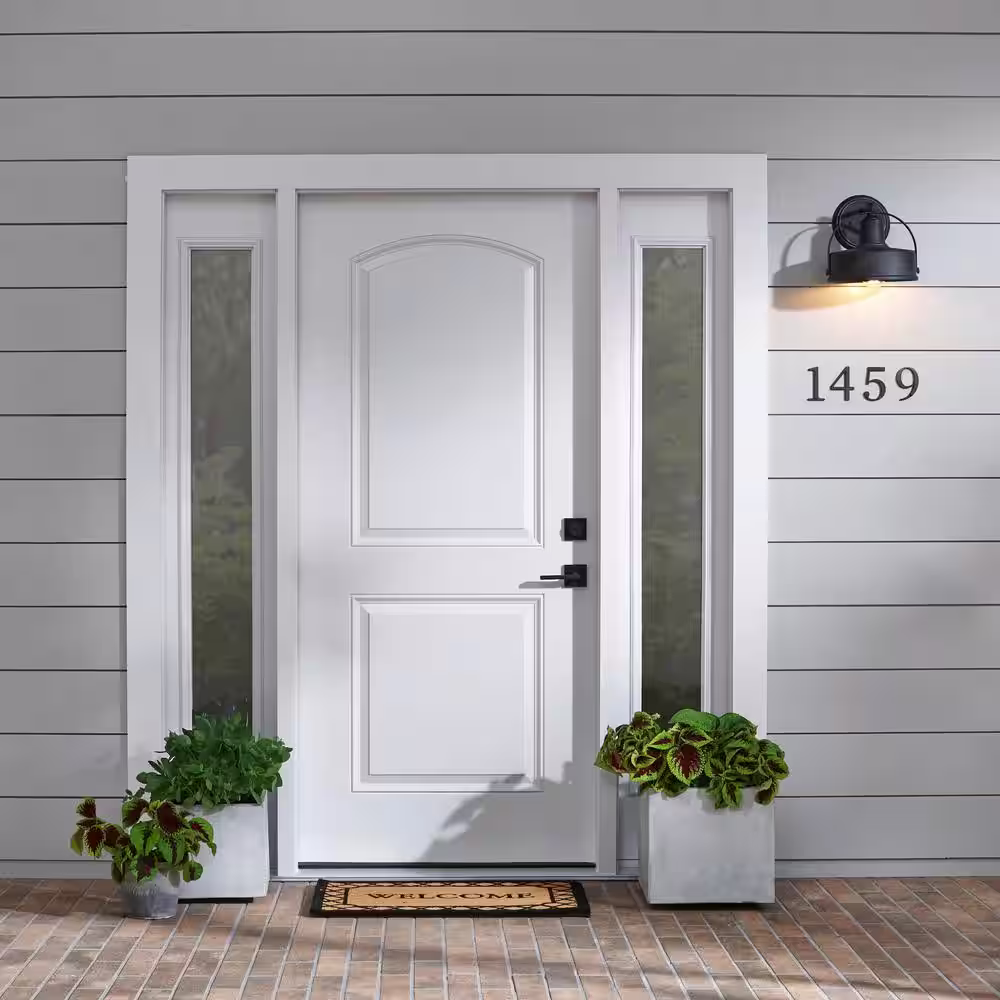 Everbilt 4 in. Aged Bronze Flush Mount House Number 7