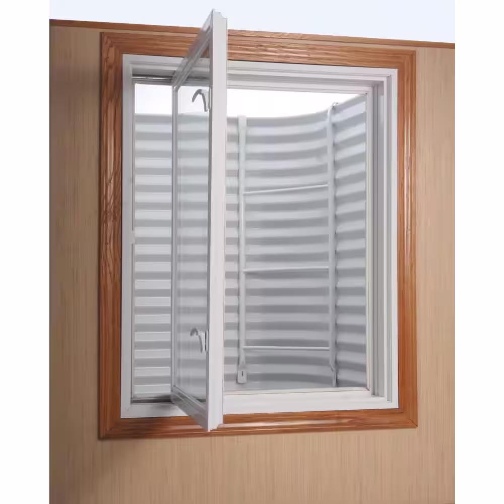 SHAPE PRODUCTS 42 in. W x 36 in. D x 60 in. H White Steel Egress Window Well