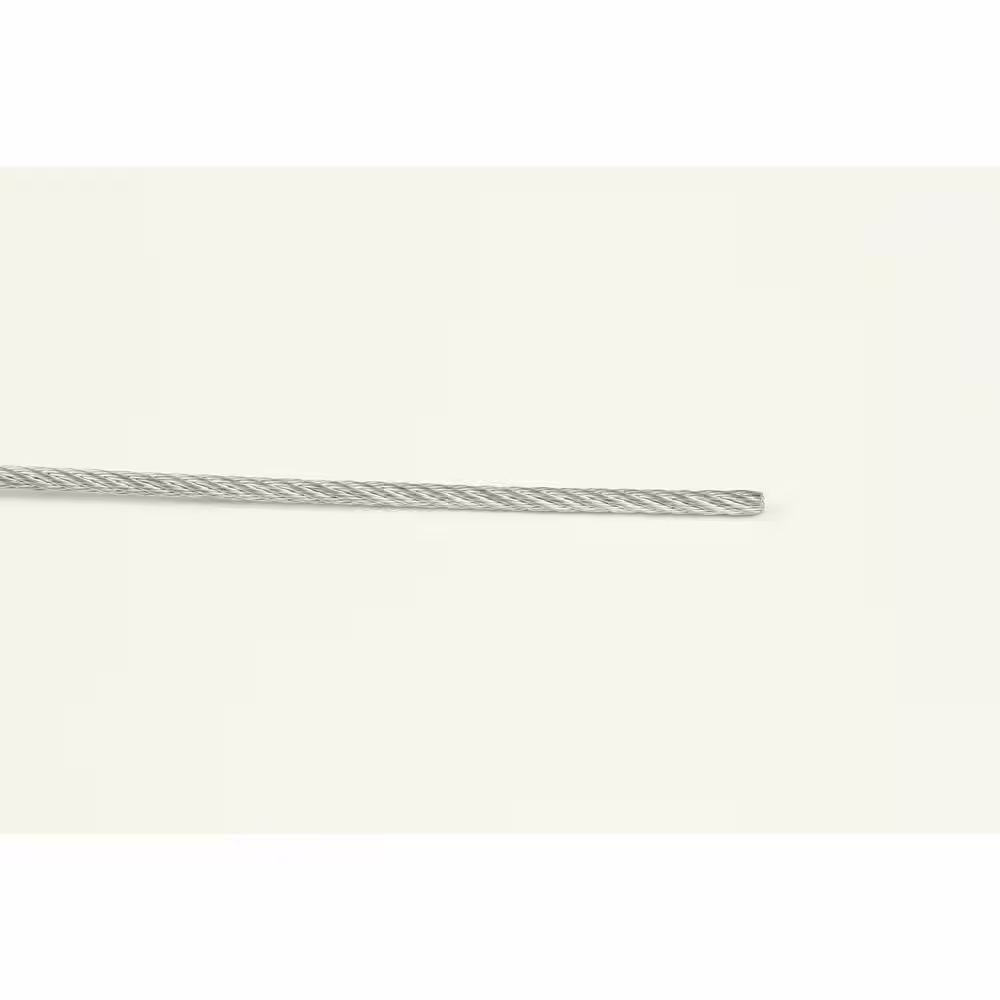 Everbilt 3/32 in. x 50 ft. Galvanized Steel Uncoated Wire Rope