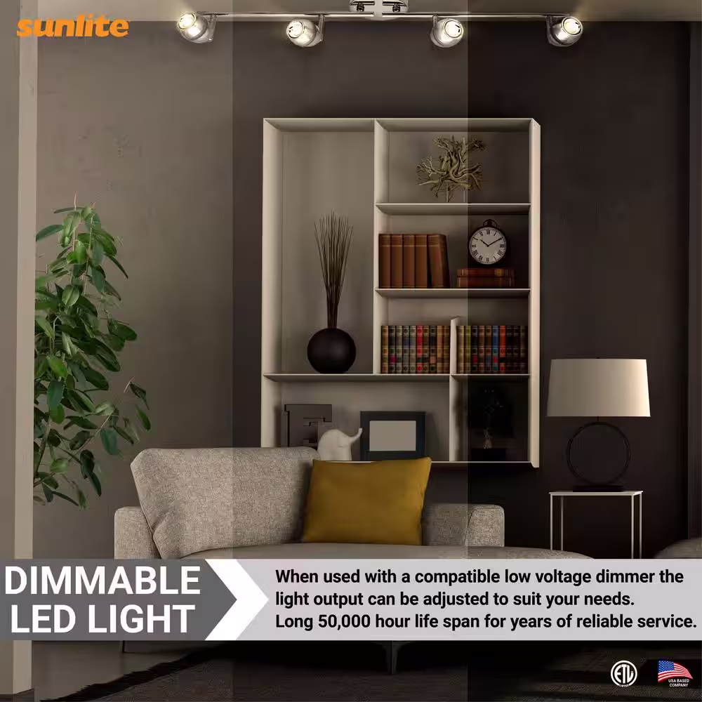 None 2.6 ft. Chrome Integrated LED Ceiling Mounted Hardwired Track Lighting Kit with Round Chrome Head