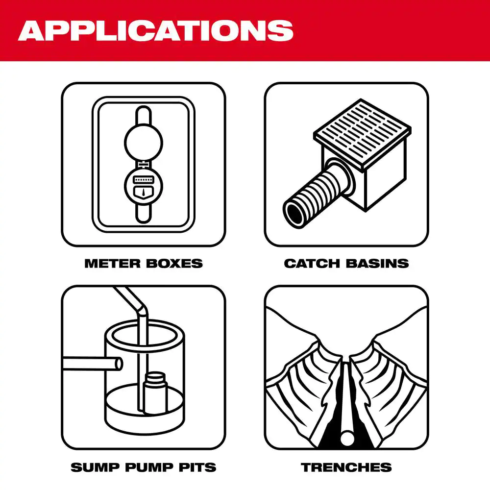 Milwaukee M12 12-Volt Lithium-Ion Cordless 9 GPM 0 hp. Submersible Stick Water Transfer Pump (Tool Only)