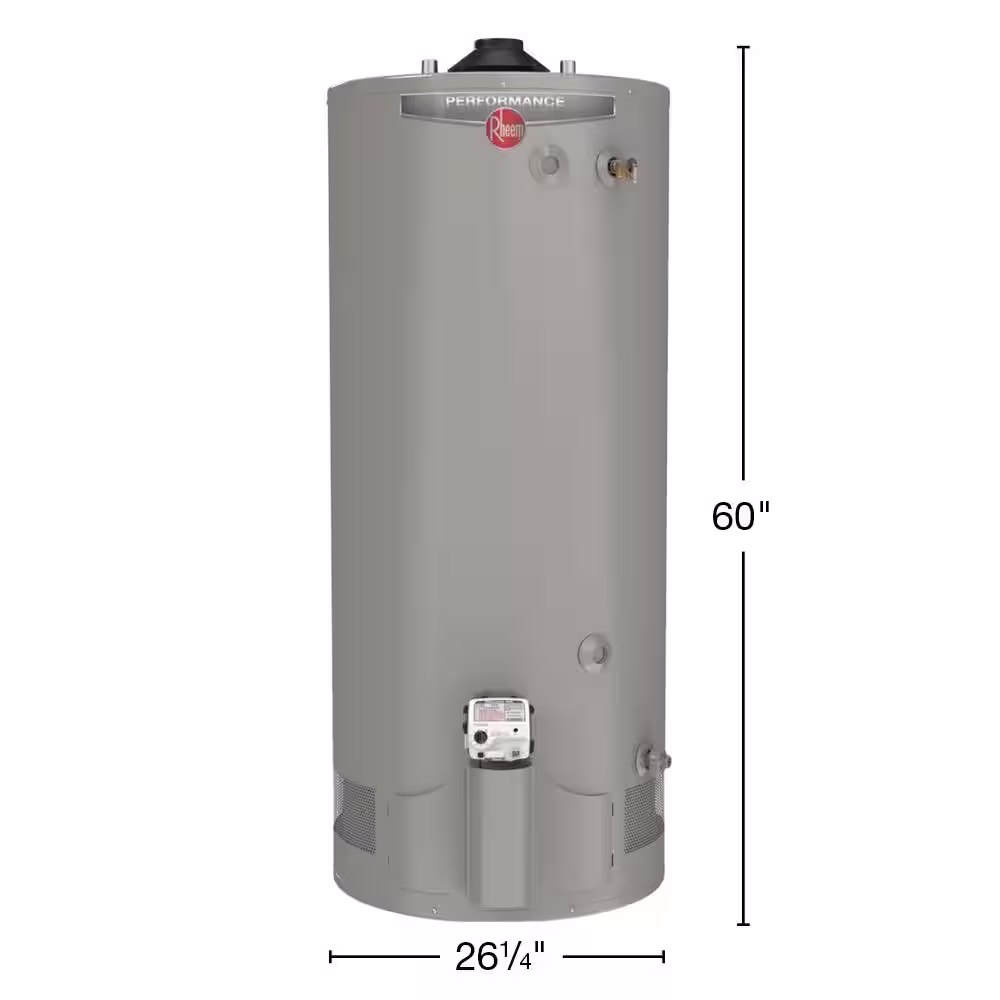 Rheem 75 Gal. 75,100 BTU Commercial Light Duty Ultra Low Nox Natural Gas Tank Water Heater
