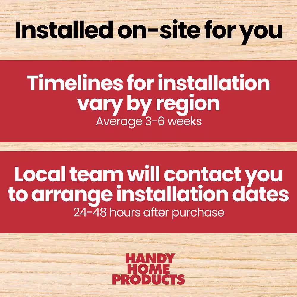Handy Home Products Professionally Installed All Weather High Wind 145 10 ft. W x 8 ft. Wood Shed- Driftwood Grey Shingles (80 sq. ft.)