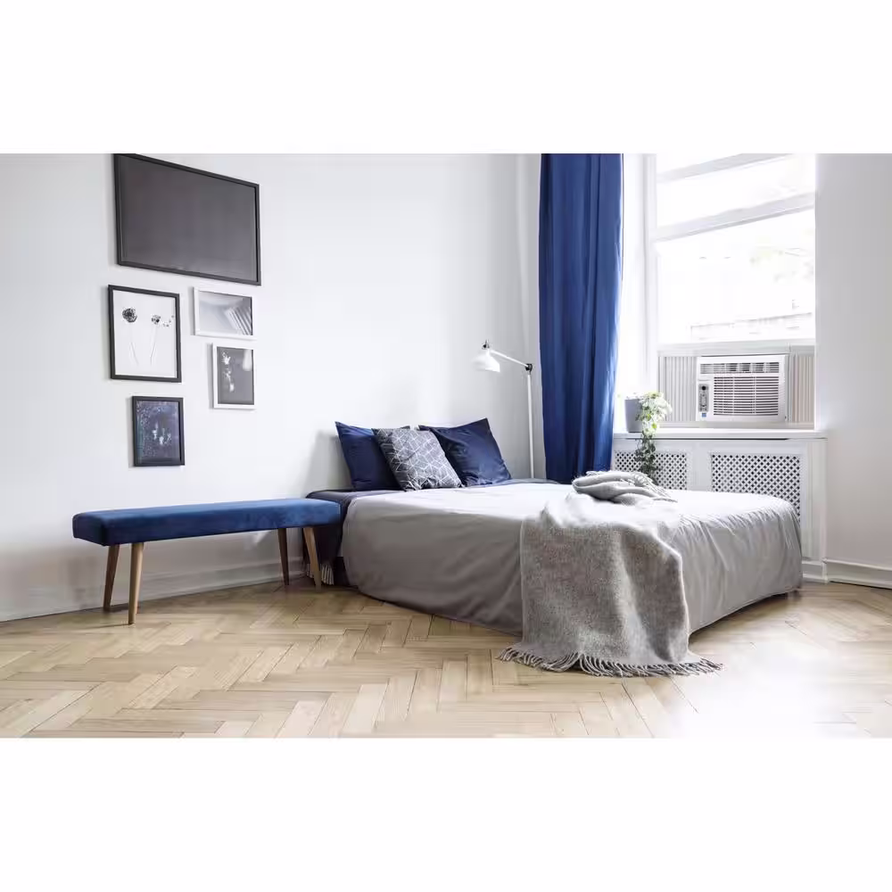 Keystone Energy Star 6,000 BTU Window-Mounted Air Conditioner with Follow Me LCD Remote Control in White, KSTAW06CE