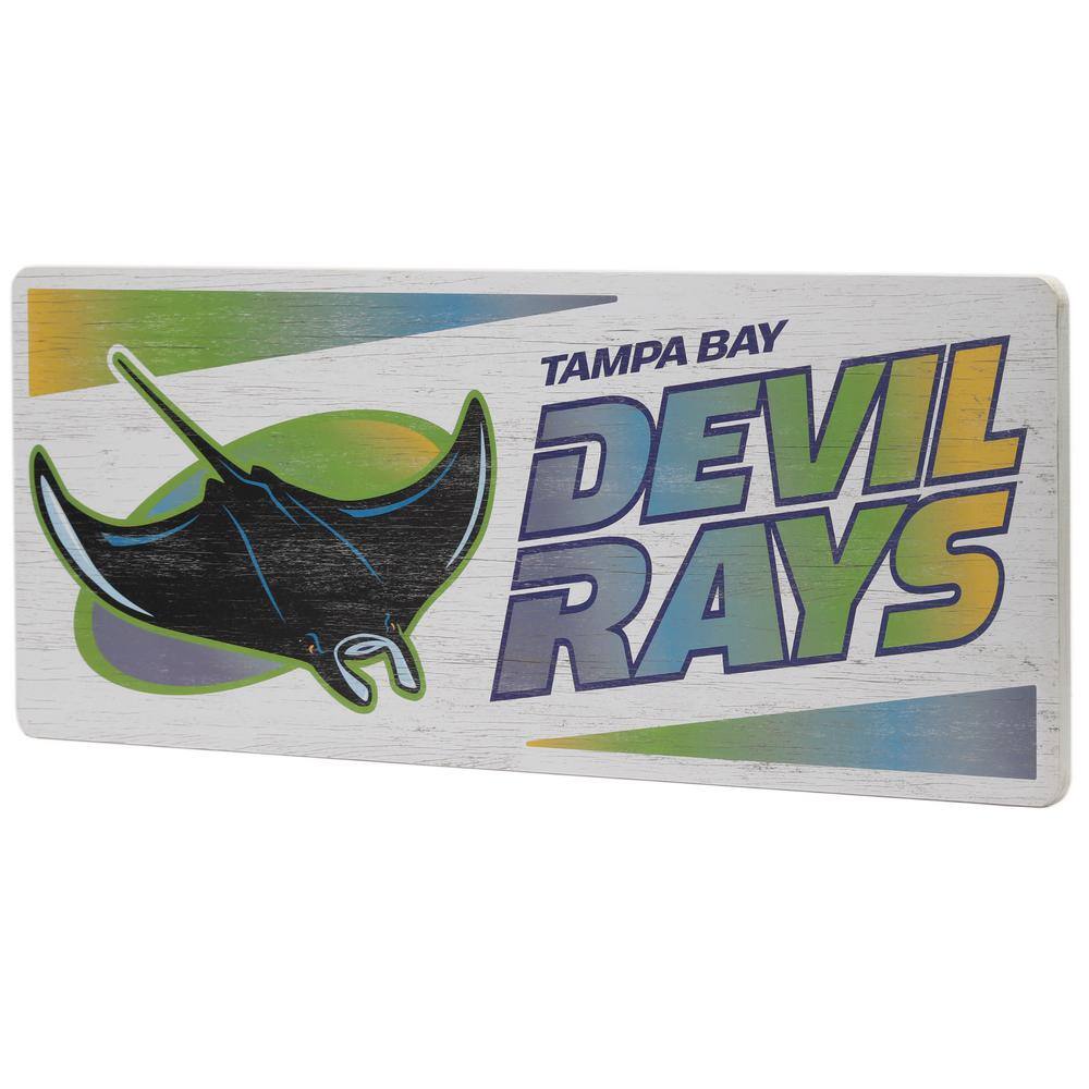Open Road Brands Tampa Bay Rays MDF Wood Wall Art