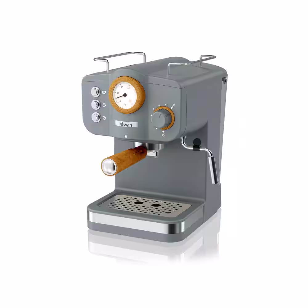 None Swan Nordic Pump 2-Cup Espresso Machine - Grey