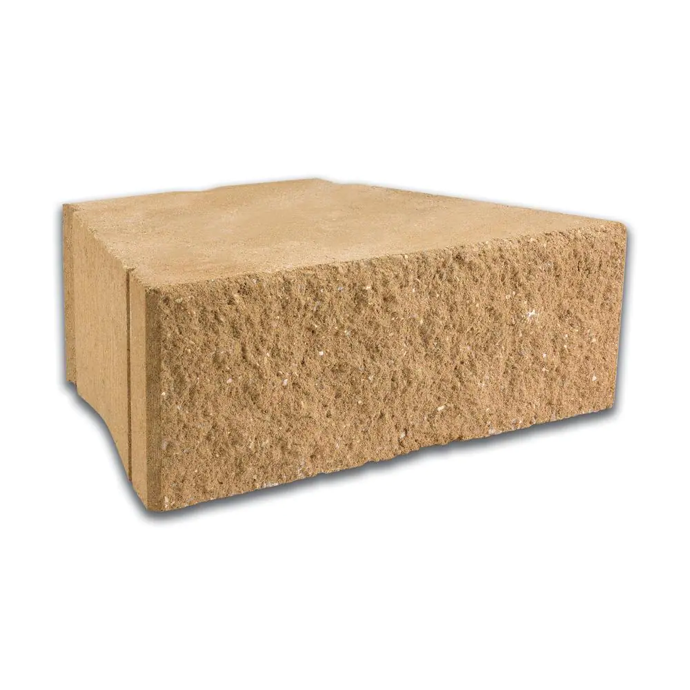 ROCKWOOD RETAINING WALLS Sapphire 6 in. H x 17.25 in. W x 12 in. D Gray Concrete Retaining Wall Block (27-Pieces/20.25 sq. ft./Pallet)
