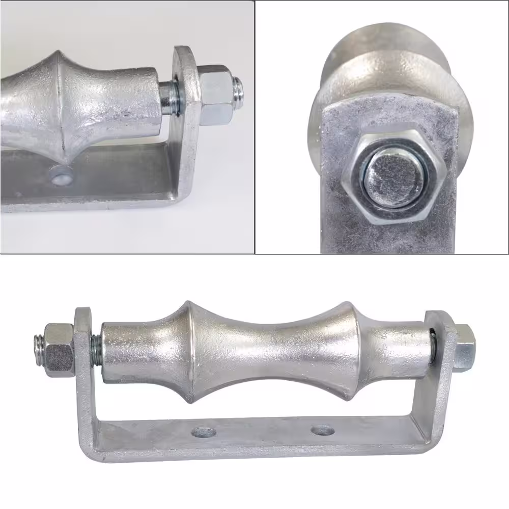 The Plumber's Choice 8 in. Galvanized Steel Hot Dipped Pipe Roller Chair (5-Pack)