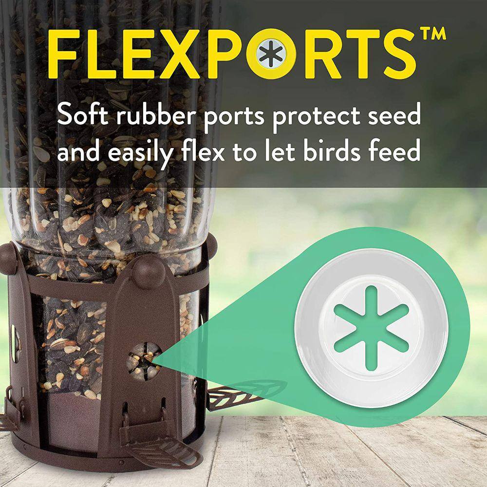 None Squirrel-Be-Gone Wild Bird Max Bird Feeder (4-Ports)