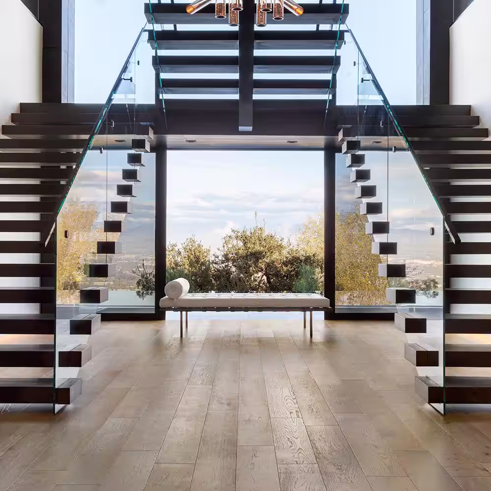 Malibu Wide Plank Sunset Cliffs French Oak 3/8 in. T x 6.5 in. W Water Resistant Engineered Wirebrush Hardwood Flooring(945.5 sqft/pallet)