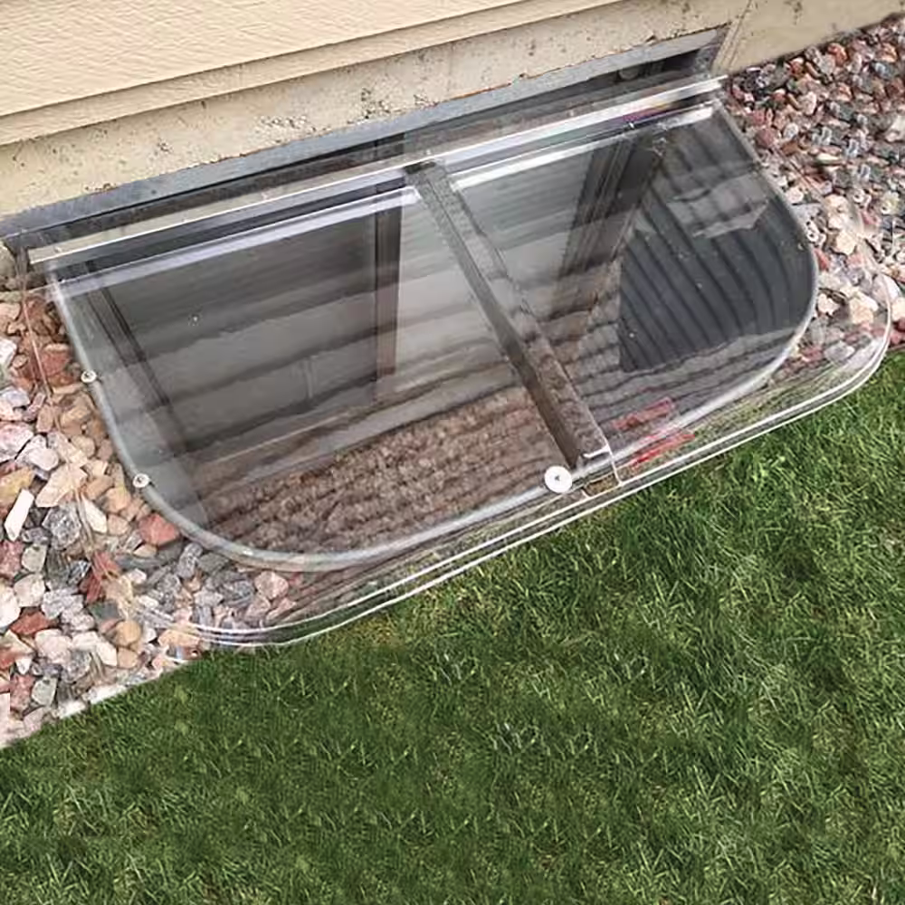 SHAPE PRODUCTS 52 in. W x 26 in. D x 2-1/2 in. H Premium Square Flat Window Well Cover
