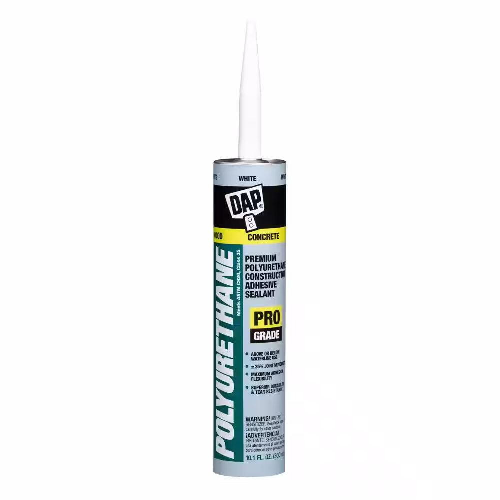 DAP Polyurethane 10.1 oz. White Premium Commercial Grade Sealant (12-Pack)