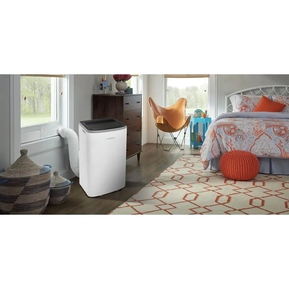 Frigidaire 14,000 BTU Heat/Cool Portable Room Air Conditioner with Dehumidifier in White