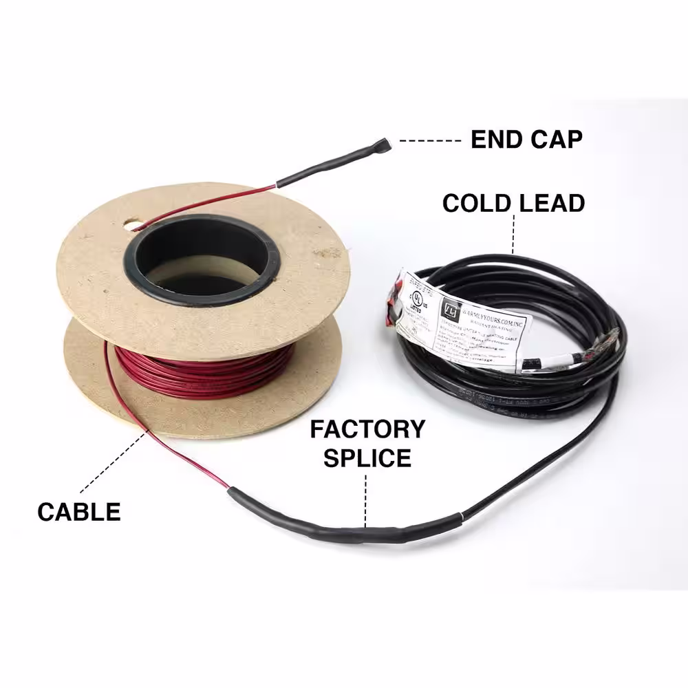 WarmlyYours 315 ft. Cable System with Wi-Fi Touch Screen Thermostat