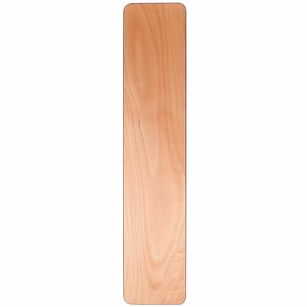 None 96 in. Natural Wood Tabletop Metal Frame Folding Table