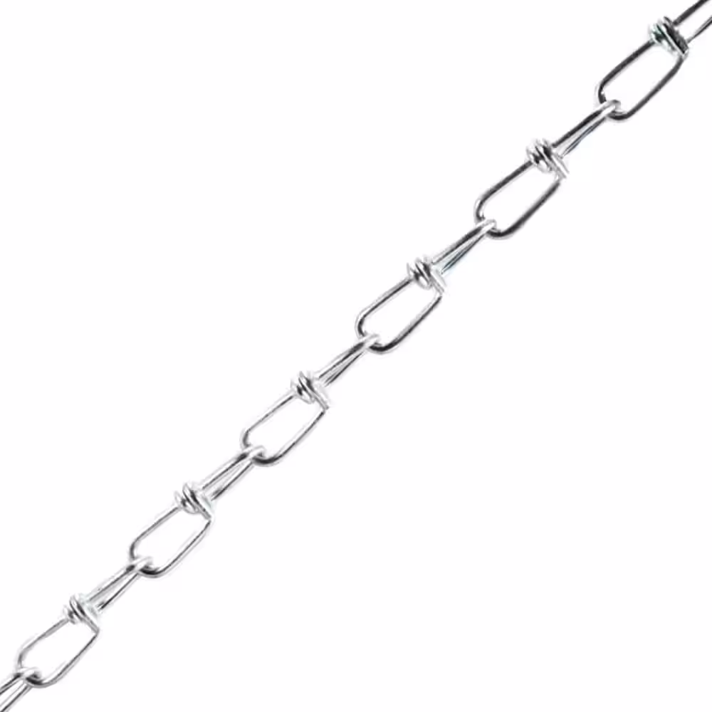 Everbilt #3 x 200 ft. Zinc Plated Steel Double Loop Chain