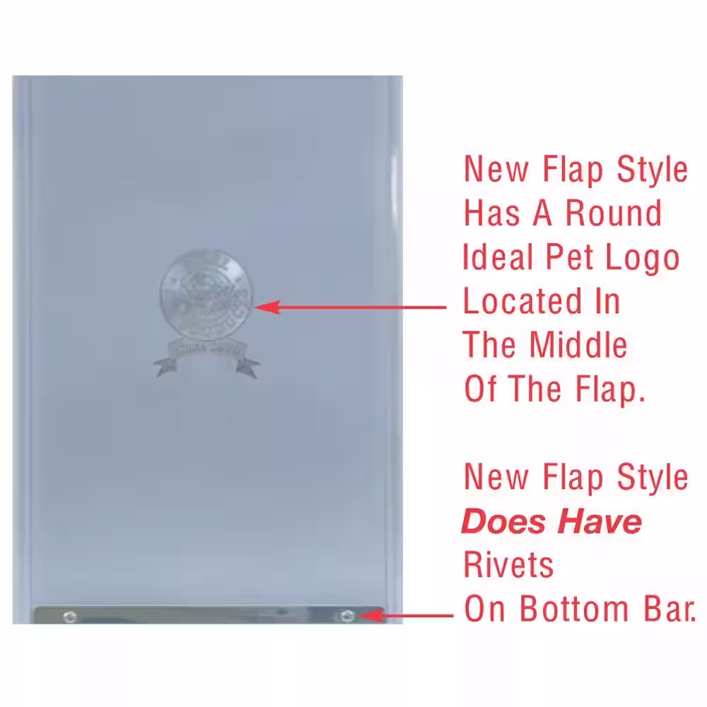 Ideal Pet Products 10.5 in. x 15 in. Large Replacement Flap For Original and Aluminum Frames-New Style