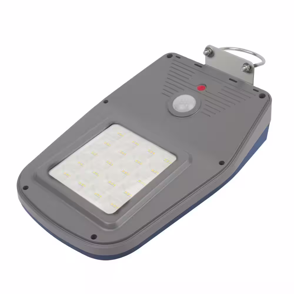 Wagan Tech Solar Power Blue Motion Activated Outdoor Integrated LED Landscape 2000 Lumens Flood Light