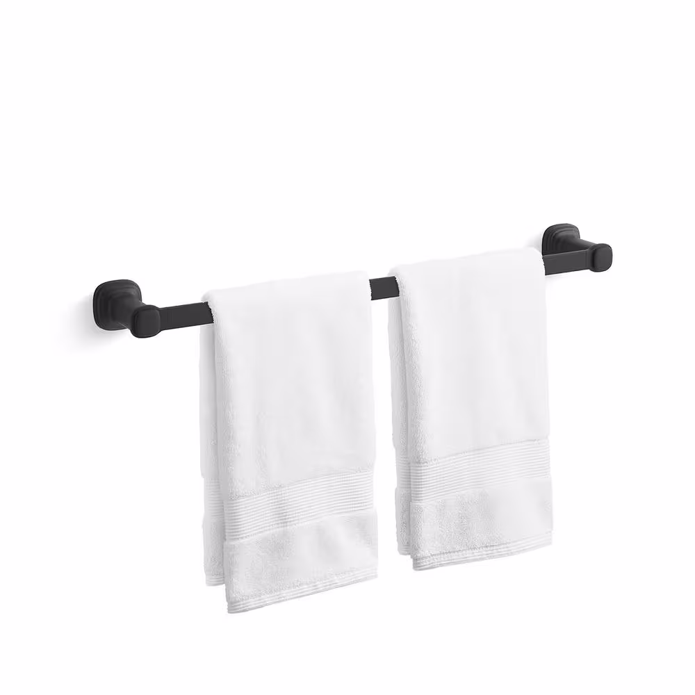 KOHLER Numista 24 in. Towel Bar in Matte Black