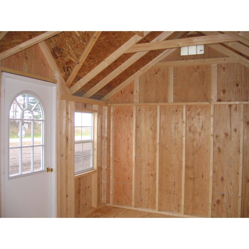 LITTLE COTTAGE CO. Classic Cottage 8 ft. x 14 ft. Wood Storage Building DIY Kit with Floor