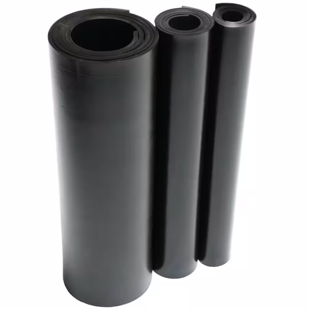 Rubber-Cal EPDM 1/4 in. x 36 in. x 216 in. Commercial Grade 60A Rubber Sheet - Black
