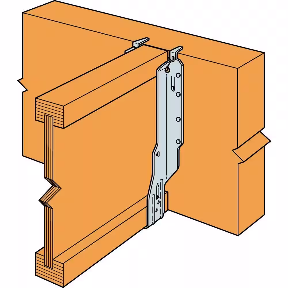 Simpson Strong-Tie IUS Galvanized Face-Mount Joist Hanger for 2-1/2 in. x 9-1/2 in. Engineered Wood