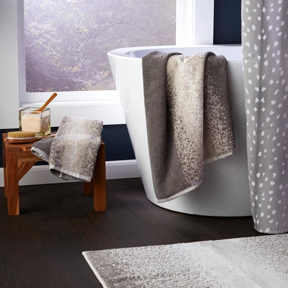 None Antelope Neutral 30 in. W x 20 in. L 100% Cotton Bath Rug